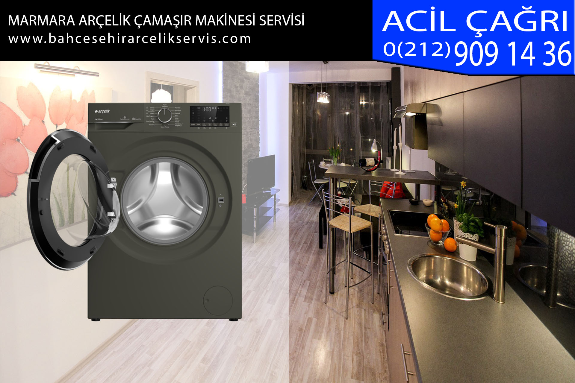 marmara arçelik çamaşır makinesi servisi