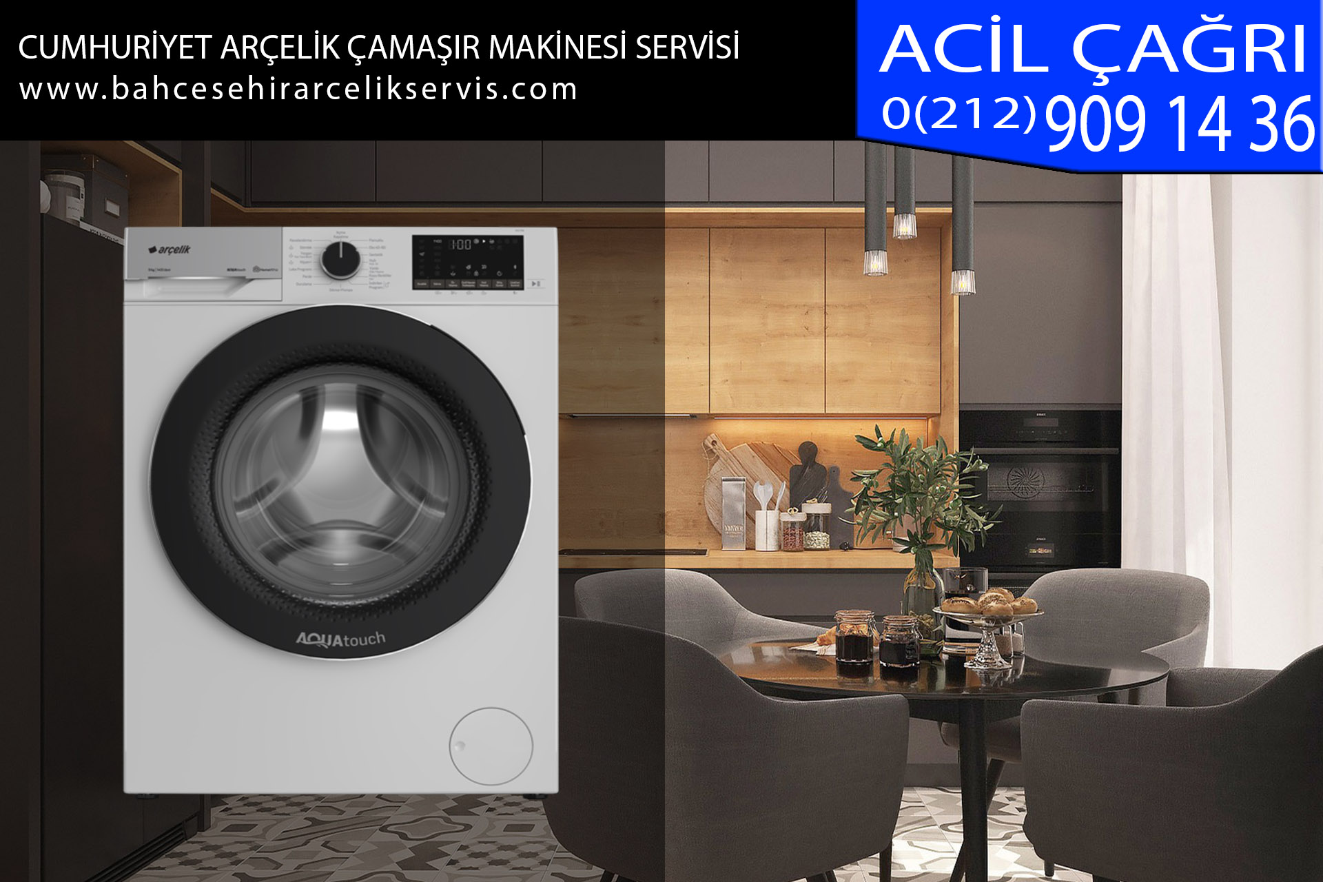 cumhuriyet arçelik çamaşır makinesi servisi