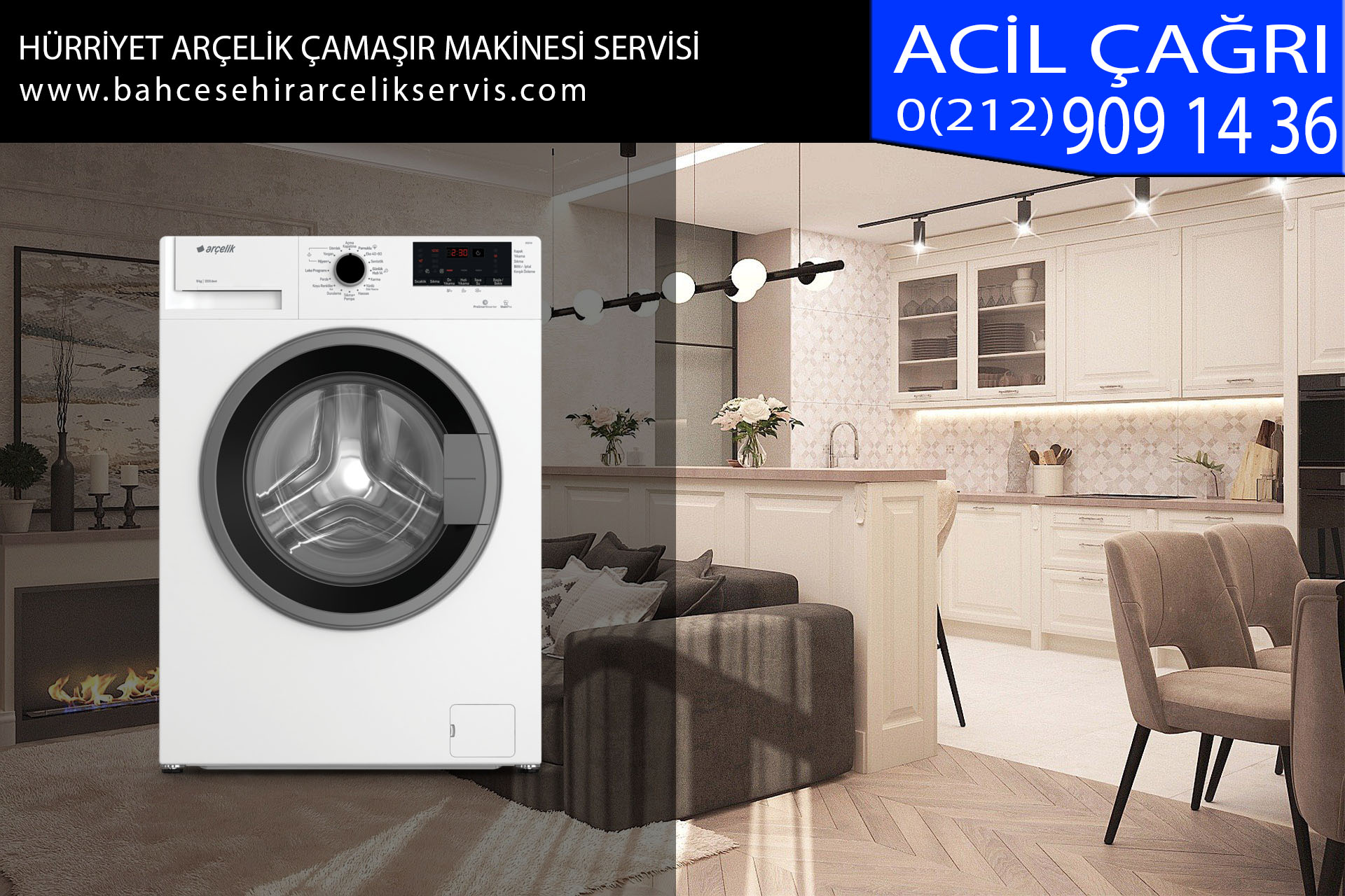 hürriyet arçelik çamaşır makinesi servisi