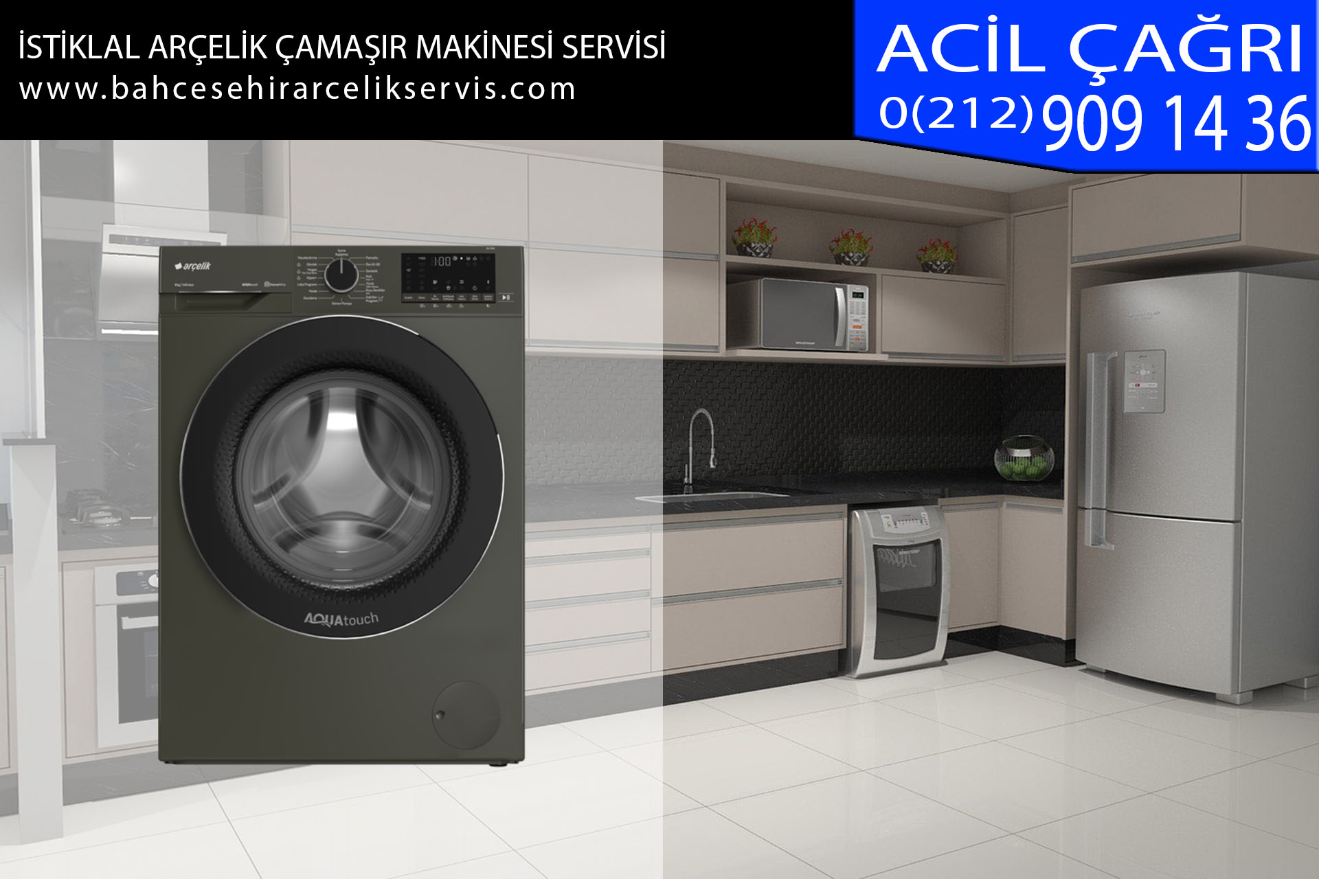 istiklal arçelik çamaşır makinesi servisi