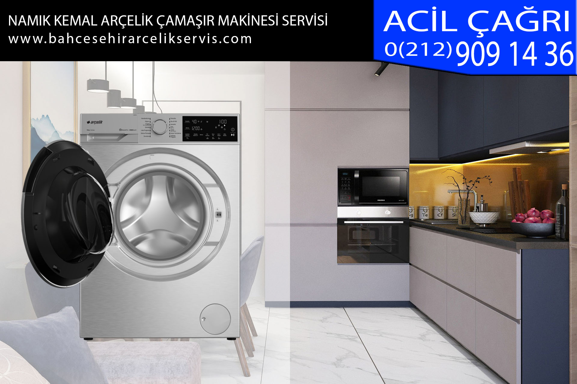 namık kemal arçelik çamaşır makinesi servisi