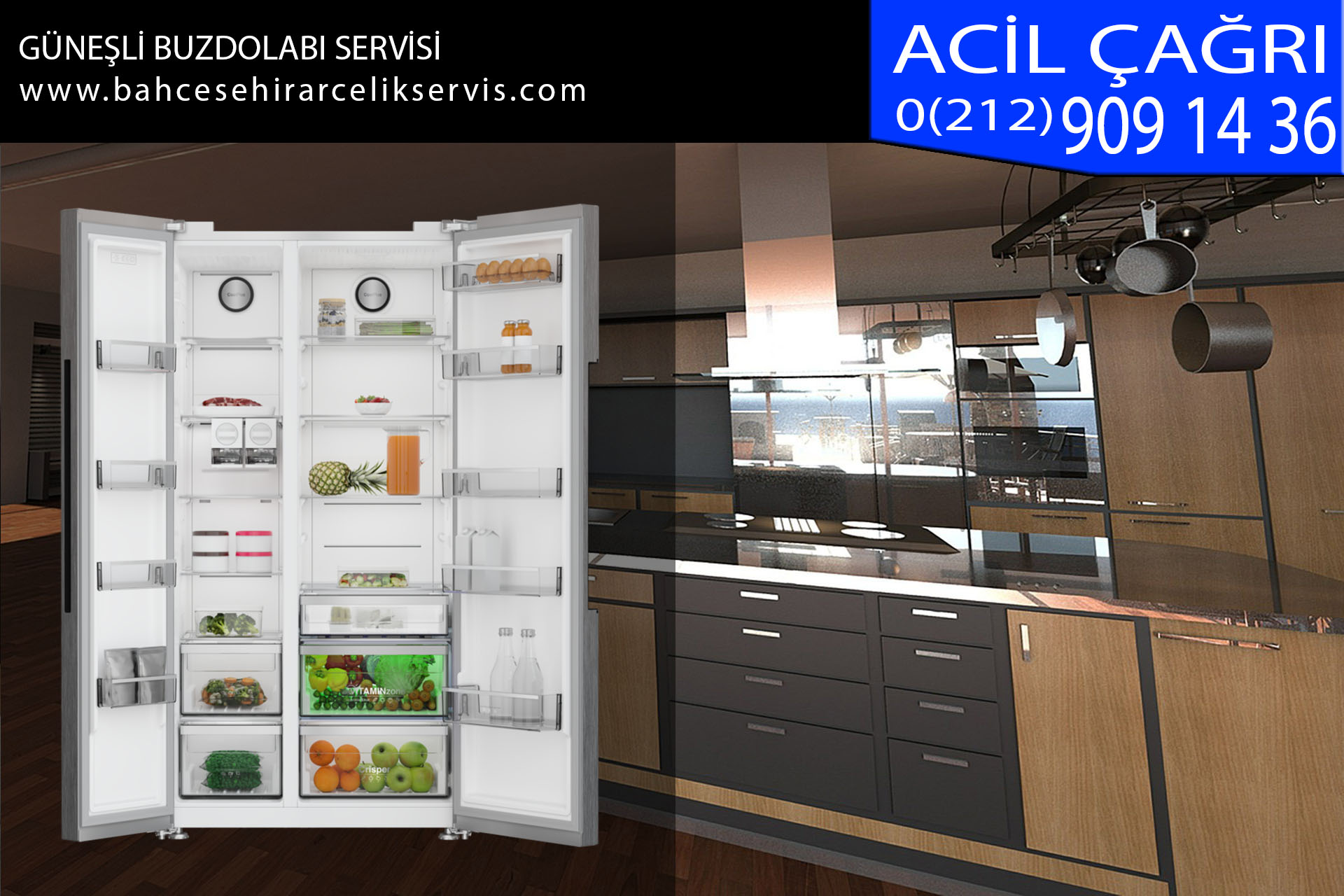 güneşli buzdolabı servisi
