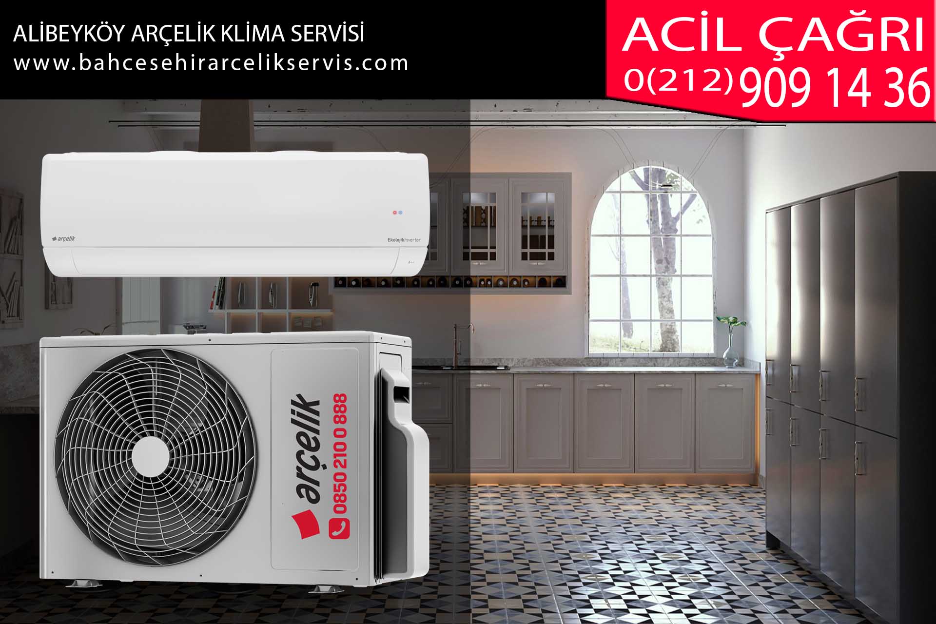alibeyköy arçelik klima servisi