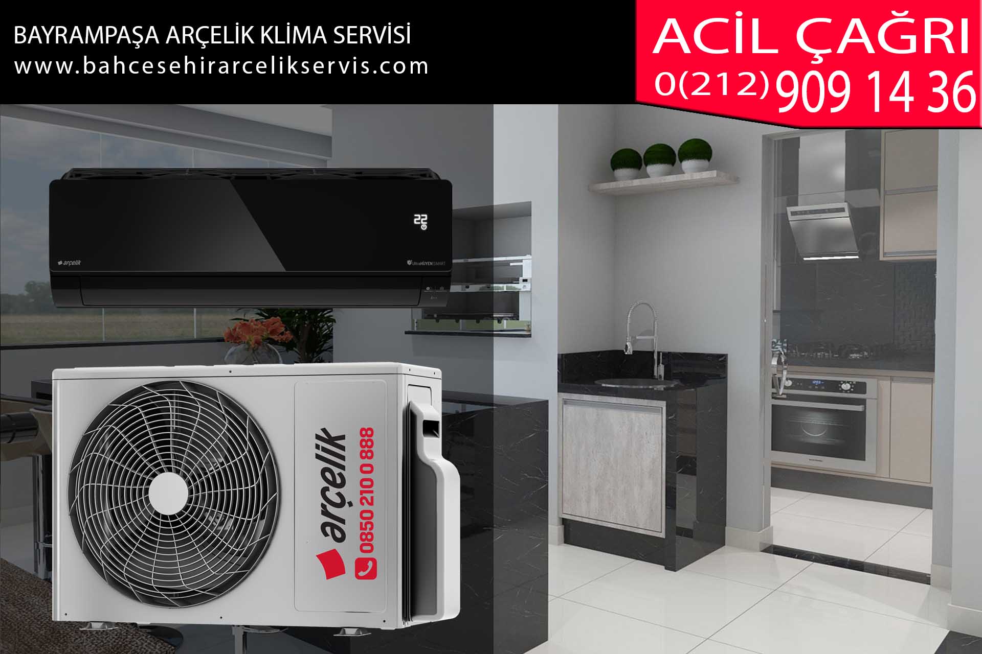 bayrampaşa arçelik klima servisi