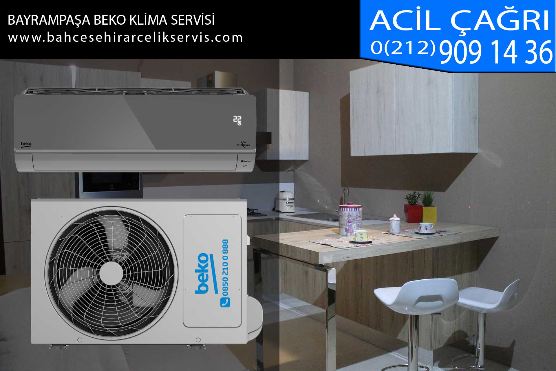 bayrampaşa beko klima servisi
