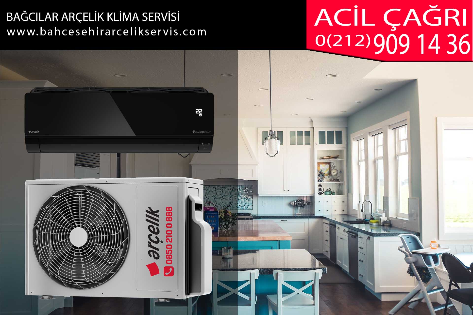 bağcılar arçelik klima servisi