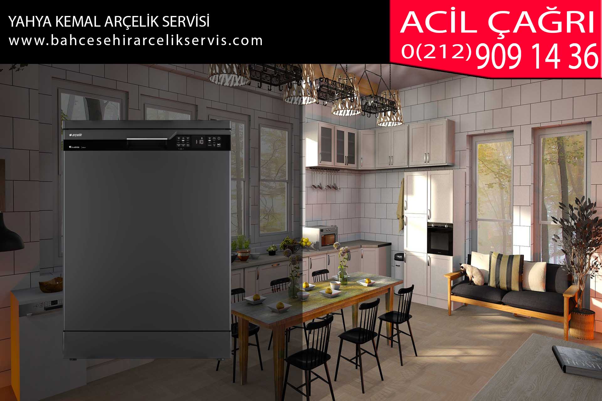 yahya kemal arçelik servisi